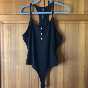 Victoria Sport Ribbed Bodysuit